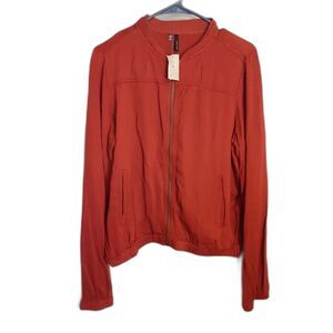Maurices Fall Color Zip Up Light Weight Ladies Jacket New Size Medium